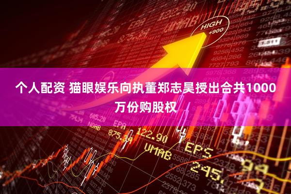 个人配资 猫眼娱乐向执董郑志昊授出合共1000万份购股权
